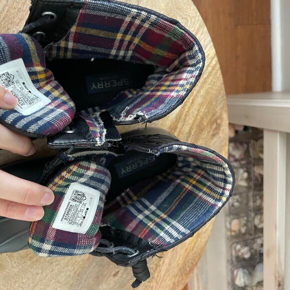 Sperry Top-Sider Saltwater Quilted Nylon Water Resistant Duck Boot Women's 8.5 - Picture 7 of 8